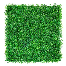 Artificial Boxwood Panel UV 6pcs Boxwood Hedge Wall Panels, Artificial Grass Backdrop Wall 20" X 20" 4 cm Green Grass Wall