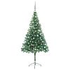 Artificial Pre-lit Christmas Tree with Ball Set 70.9" 564 Branches