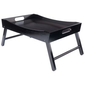 Benito Bed Tray with Curved Top; Foldable Legs
