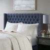 Upholstery Headboard Navy Queen