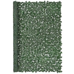 Ivy Privacy Fence, 96 x 72 in Artificial Green Wall Screen, Greenery Ivy Fence with Strengthened Joint