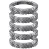 Razor Wires, 246 ft Razor Barbed Wire, 5 Rolls Razor Wire Fencing Razor Fence, Razor Ribbon Barbed Wire Galvanized Razor Wire Fence