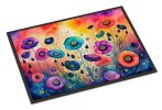 NEW Anemones in Color Doormat Front Door Mat Indoor Outdoor Rugs for Entryway, Non Slip Washable Low Pile, 18H X 27W