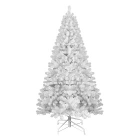 8Ft White pine Artificial Christmas Tree, Prem Xmas Tree, 1430 Realistic PE&PVC Mixed Tips