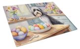 NEW Decorating Easter Tibetan Terrier Glass Cutting Board Decorative Tempered Glass Kitchen Cutting and Serving Board Large Size Chopping Board