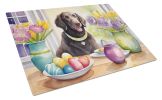 NEW Decorating Easter Curly-Coated Retriever Glass Cutting Board Decorative Tempered Glass Kitchen Cutting and Serving Board Large Size Chopping Board