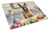 NEW Decorating Easter Belgian Malinois Glass Cutting Board Decorative Tempered Glass Kitchen Cutting and Serving Board Large Size Chopping Board