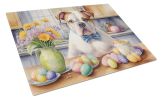 NEW Decorating Easter American Bulldog Glass Cutting Board Decorative Tempered Glass Kitchen Cutting and Serving Board Large Size Chopping Board