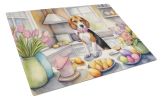 NEW Decorating Easter Beagle Glass Cutting Board Decorative Tempered Glass Kitchen Cutting and Serving Board Large Size Chopping Board
