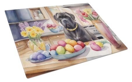 Decorating Easter Cane Corso Glass Cutting Board Decorative Tempered Glass Kitchen Cutting and Serving Board Large Size Chopping Board