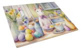 NEW Decorating Easter Bull Terrier Glass Cutting Board Decorative Tempered Glass Kitchen Cutting and Serving Board Large Size Chopping Board