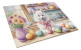 Decorating Easter American Eskimo Glass Cutting Board Decorative Tempered Glass Kitchen Cutting and Serving Board Large Size Chopping Board