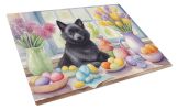 NEW Decorating Easter Schipperke Glass Cutting Board Decorative Tempered Glass Kitchen Cutting and Serving Board Large Size Chopping Board