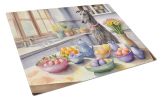 NEW Decorating Easter Scottish Deerhound Glass Cutting Board Decorative Tempered Glass Kitchen Cutting and Serving Board Large Size Chopping Board