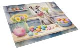 NEW Decorating Easter Whippet Glass Cutting Board Decorative Tempered Glass Kitchen Cutting and Serving Board Large Size Chopping Board