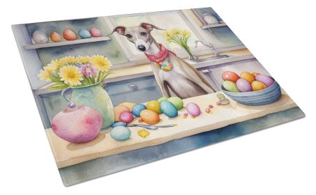 NEW Decorating Easter Whippet Glass Cutting Board Decorative Tempered Glass Kitchen Cutting and Serving Board Large Size Chopping Board