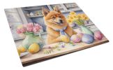 NEW Decorating Easter Finnish Spitz Glass Cutting Board Decorative Tempered Glass Kitchen Cutting and Serving Board Large Size Chopping Board