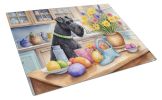 NEW Decorating Easter Kerry Blue Terrier Glass Cutting Board Decorative Tempered Glass Kitchen Cutting and Serving Board Large Size Chopping Board