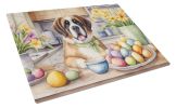 NEW Decorating Easter Saint Bernard Glass Cutting Board Decorative Tempered Glass Kitchen Cutting and Serving Board Large Size Chopping Board