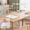 Plastic Table Cover, 36 x 54 Inch 1.5 mm Thick Clear Table Protector, Rectangle PVC Desk Mat, Waterproof & Easy Cleaning Desk Pad Tablecloth