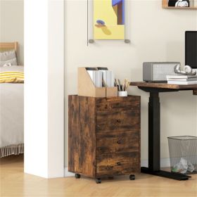 Bathroom Storage Cabinet-Brown (Swiship-Ship)(Prohibited by WalMart)