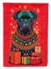 Cane Corso Holiday Christmas House Flag Large Porch Sleeve Pole Decorative Outside Yard Banner Artwork Wall Hanging, Polyester, House Size, Multicolor