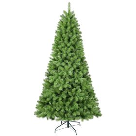 6ft Artificial Christmas Tree, Premium Unlit Hinged Fake Xmas Tree with 760 Branch Tips, for Home, Office