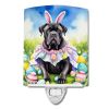 NEW Cane Corso Easter Egg Hunt Ceramic Night Light Compact, UL-Certified, Ideal for Bedroom, Bathroom, Nursery, Hallway, Kitchen, 6x4x3, Multicolor