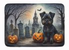 Affenpinscher Spooky Halloween Memory Foam Kitchen Mat Machine Washable Anti-Fatigue Mat Cushion Comfort Bath Mat or Kitchen Rug