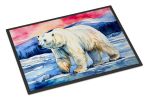 Polar Bear Doormat Front Door Mat Indoor Outdoor Rugs for Entryway, Non Slip Washable Low Pile, 24H X 36W