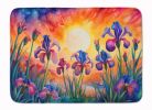 Iris in Color Memory Foam Kitchen Mat Machine Washable Anti-Fatigue Mat Cushion Comfort Bath Mat or Kitchen Rug