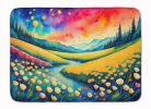 Buttercups in Color Memory Foam Kitchen Mat Machine Washable Anti-Fatigue Mat Cushion Comfort Bath Mat or Kitchen Rug