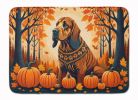 Bloodhound Fall Memory Foam Kitchen Mat Machine Washable Anti-Fatigue Mat Cushion Comfort Bath Mat or Kitchen Rug
