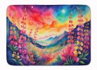 Snapdragon in Color Memory Foam Kitchen Mat Machine Washable Anti-Fatigue Mat Cushion Comfort Bath Mat or Kitchen Rug