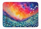 Gypsophila in Color Memory Foam Kitchen Mat Machine Washable Anti-Fatigue Mat Cushion Comfort Bath Mat or Kitchen Rug