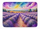 English Lavender in Color Memory Foam Kitchen Mat Machine Washable Anti-Fatigue Mat Cushion Comfort Bath Mat or Kitchen Rug