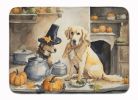 Yellow Lab Fall Kitchen Pumpkins Memory Foam Kitchen Mat Machine Washable Anti-Fatigue Mat Cushion Comfort Bath Mat or Kitchen Rug
