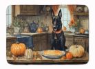 Belgian Malinois Fall Kitchen Pumpkins Memory Foam Kitchen Mat Machine Washable Anti-Fatigue Mat Cushion Comfort Bath Mat or Kitchen Rug
