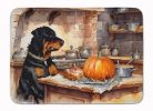 Rottweiler Fall Kitchen Pumpkins Memory Foam Kitchen Mat Machine Washable Anti-Fatigue Mat Cushion Comfort Bath Mat or Kitchen Rug