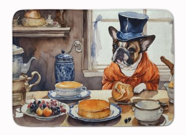 French Bulldog Fall Kitchen Pumpkins Memory Foam Kitchen Mat Machine Washable Anti-Fatigue Mat Cushion Comfort Bath Mat or Kitchen Rug