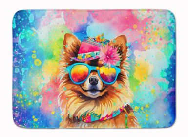 Pomeranian Hippie Dawg Memory Foam Kitchen Mat Machine Washable Anti-Fatigue Mat Cushion Comfort Bath Mat or Kitchen Rug