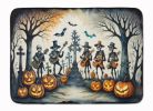 Mariachi Skeleton Band Spooky Halloween Memory Foam Kitchen Mat Machine Washable Anti-Fatigue Mat Cushion Comfort Bath Mat or Kitchen Rug