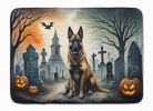 Belgian Malinois Spooky Halloween Memory Foam Kitchen Mat Machine Washable Anti-Fatigue Mat Cushion Comfort Bath Mat or Kitchen Rug