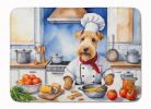 Lakeland Terrier The Chef Memory Foam Kitchen Mat Machine Washable Anti-Fatigue Mat Cushion Comfort Bath Mat or Kitchen Rug