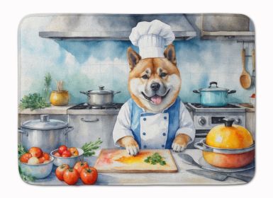 Akita The Chef Memory Foam Kitchen Mat Machine Washable Anti-Fatigue Mat Cushion Comfort Bath Mat or Kitchen Rug