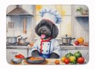 Portuguese Water Dog The Chef Memory Foam Kitchen Mat Machine Washable Anti-Fatigue Mat Cushion Comfort Bath Mat or Kitchen Rug