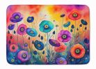 Anemones in Color Memory Foam Kitchen Mat Machine Washable Anti-Fatigue Mat Cushion Comfort Bath Mat or Kitchen Rug