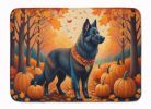 Belgian Sheepdog Fall Memory Foam Kitchen Mat Machine Washable Anti-Fatigue Mat Cushion Comfort Bath Mat or Kitchen Rug