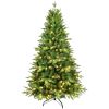 5FT PE/PVC Mixed Automatic Christmas Tree With Lights Xmas Decoration Artificial Xmas Tree