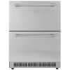 24" Undercounter Refrigerator, 2 Drawer Wine Refrigerator with Different Temperature, 4.87 Cu.ft. Capacity